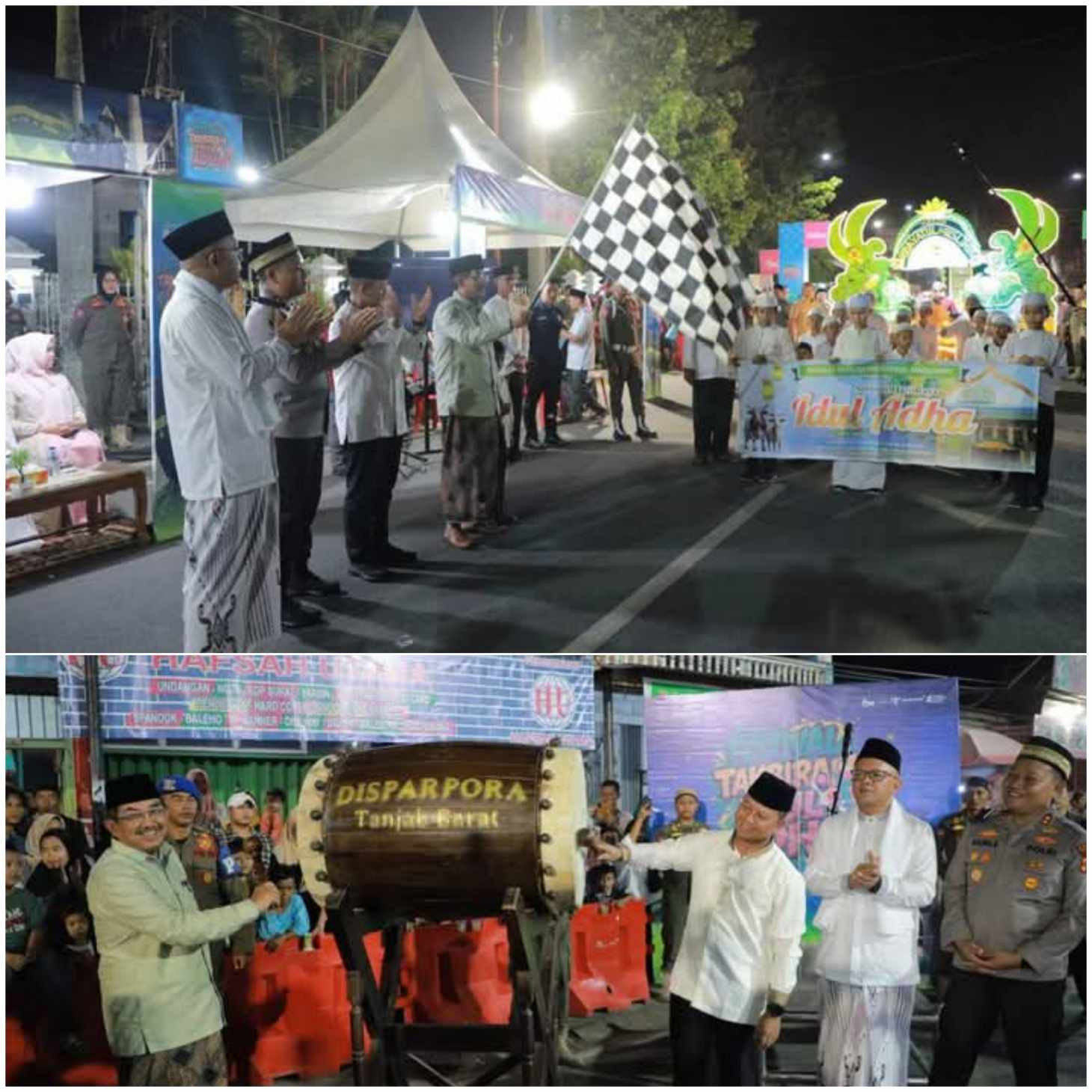 Meriah, Bupati Anwar Sadat Buka Festival Takbiran Idul Adha 2025